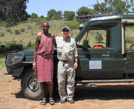 Yours truly and my Masai guide David